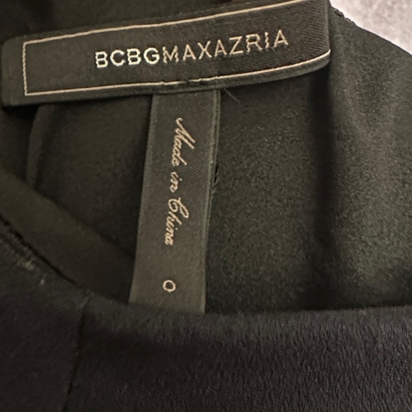 BCBGMaxAzria Black One-Shoulder Ruffle Dress - Picture 3 of 3